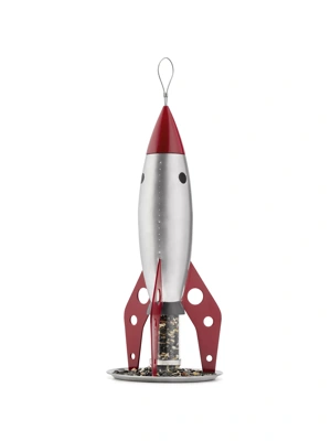 Rocketship Bird Feeder