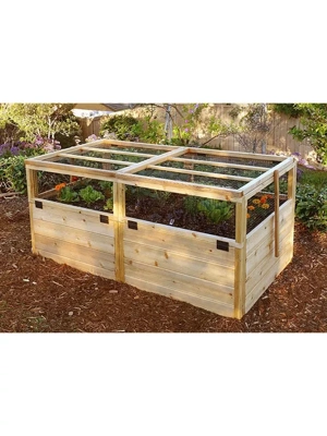 Garden in a Box with Trellis/Lid Option, 3' x 6'