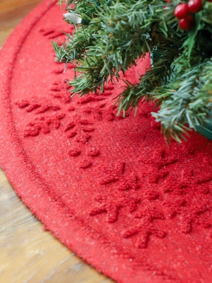 WaterHog Snowflake Tree Skirt Mat