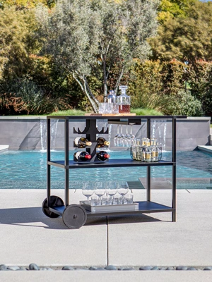 Veradek  Stainless Steel Outdoor Kitchen Series Bar Cart