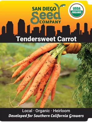 Tendersweet Carrot Organic Seeds