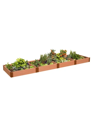 Classic Sienna Composite Raised Bed, 11" High with 2" Board