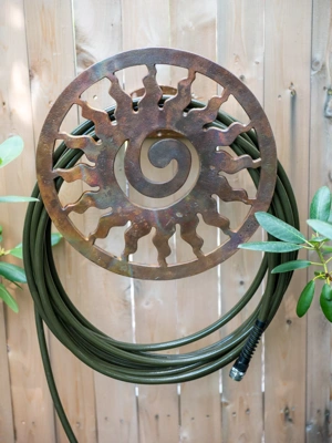 Daisy Wall-Mount Garden Hose Hanger