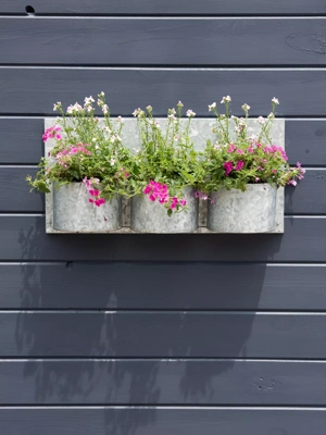 Garden Up® 3 Pot Wall Stacker, Wall Mount Planter