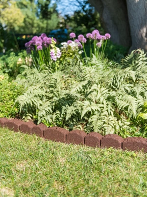 Unbreakable Landscape Edging - Recycled Black Plastic