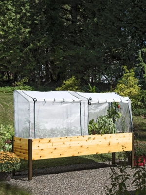 Cedar Planter Box, Frame and 2 Covers Kit 2' x 8 '