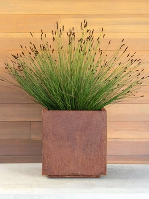 Veradek Corten Steel Cube Planters