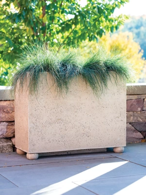 Self-Watering LavaStone® Modern Rectangle