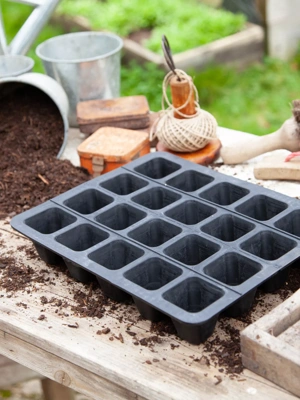 Silicone Seeds Starter Tray Seeds Starting Trays With 12 Cells Mini  Greenhouse Germination Trays For Seeds