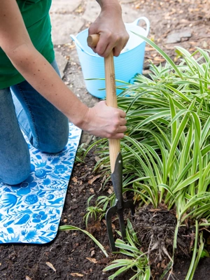 Gardener’s Lifetime Perennial Fork with Short T-Handle