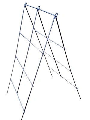 Heavy-Duty A-Frame Plant Supports Galvanized 42", Set of 5