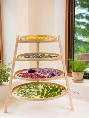 Herb Vibes - Kitchen Herb Drying Rack - Raw Rutes