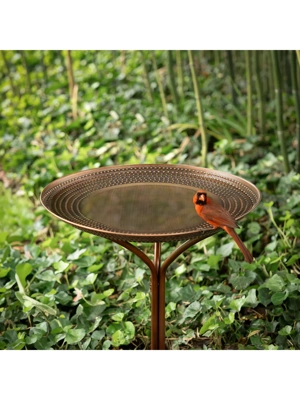 Tranquility Copper Birdbath