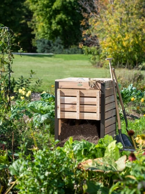 Eco King Recycled Plastic Compost Bin - 110 Gallons