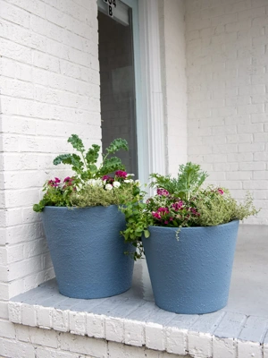 Self-Watering FiberStone Planters