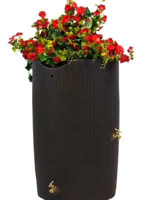 Impressions Bali 50 Gallon Rain Saver - Planter Top