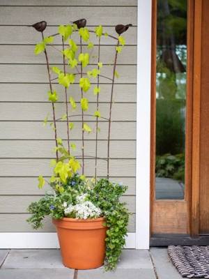 Flock of Friends Pot Trellis