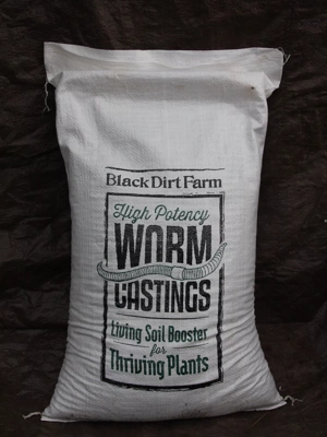 Black Dirt Farm Soil Grade Worm Castings, 20 Quart