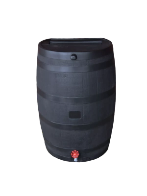 Eco Rain Flat-Back Barrel, 50 Gallon