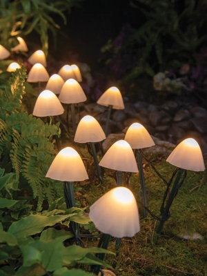 Tiny Mushroom Stake Lights