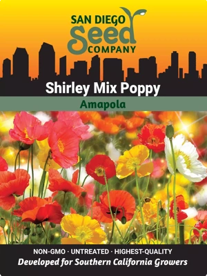 Poppy, Shirley Mix Seeds