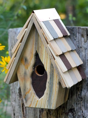 Vintage Wren Bird House