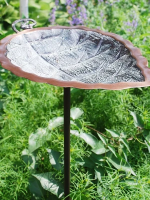 Achla Designs Aspen Leaf Bird Bath