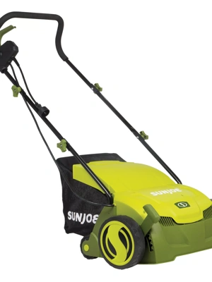 Sun Joe Electric 16-inch Reel Lawn Mower W/ Grass Catcher, 6.5-Amp, Quad  Wheel 