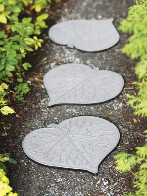 Mosaic Leaf Stepping Stone Kit