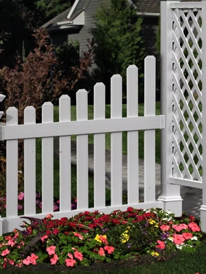 Cottage Vinyl Picket Wings