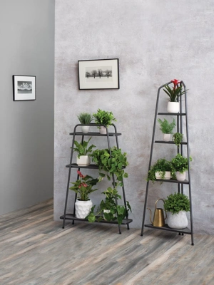 Modern Metal Plant Shelves