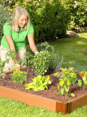 Classic Sienna Composite Raised Bed, 5-1/2" High with 2" Boards