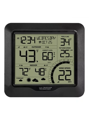 La Crosse 308-1412-3TX-INT Wireless Weather Station