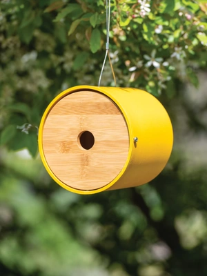 Colorful Bamboo Bird House