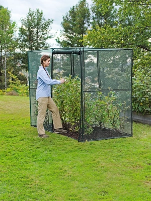 Gardeners Supply Company Multi-Season Plant Protection Grow Tent Cover |  Outdoor Greenhouse Gardening Plants, Flowers and Vegetable Garden Netting