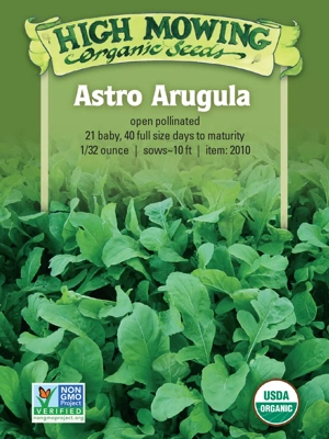 Astro Arugula Organic Seeds