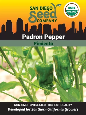 Pepper, Padron Organic Seeds