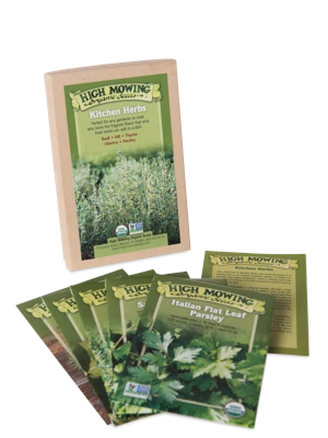 Kitchen Herbs Organic Seed Collection