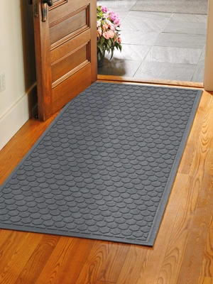 Blue 36 in. x 60 in. Checker Floor Mat Indoor/Outdoor Door Mat