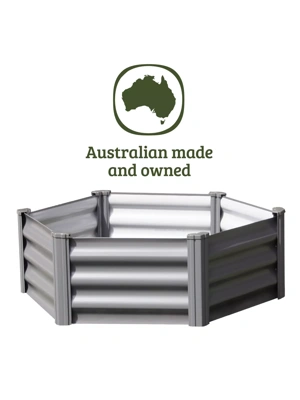 Organic Garden Company Hexagon Raised Garden Bed