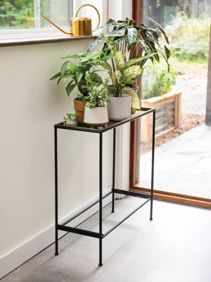 Sleek & Slender Plant Stand Side Table