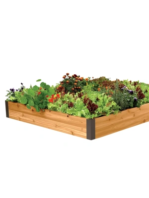 Cedar Raised Beds, 4’ Wide (7.25” D)