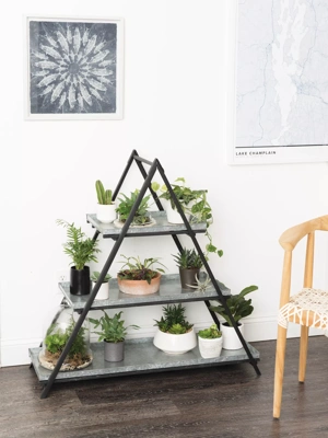 Deluxe A-Frame Plant Stand