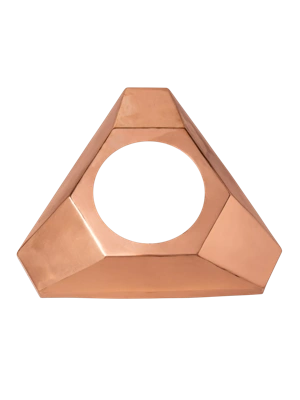 Copper Cap for Cedar Obelisk