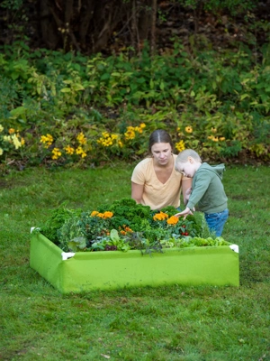 Framed Fabric Raised Bed, 4'x4'