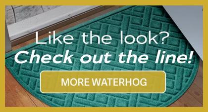 Waterhog Indoor/Outdoor Leaves Half-Round Doormat, 24 x 39