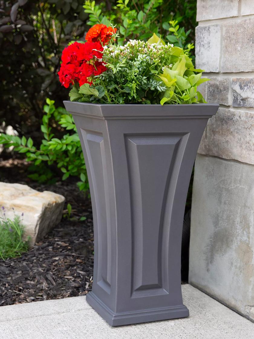 Cambridge Tall Planter, 28 Inches | Gardener's Supply