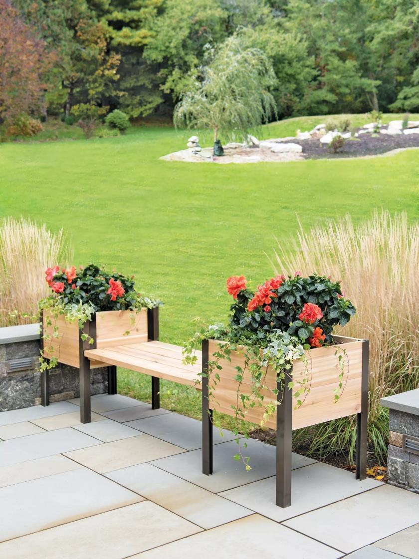 Mini garden best sale bench planter