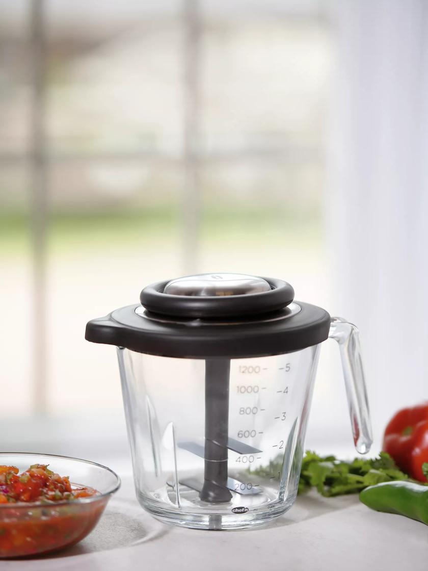 Easy Pull Hand Crank Food Processor