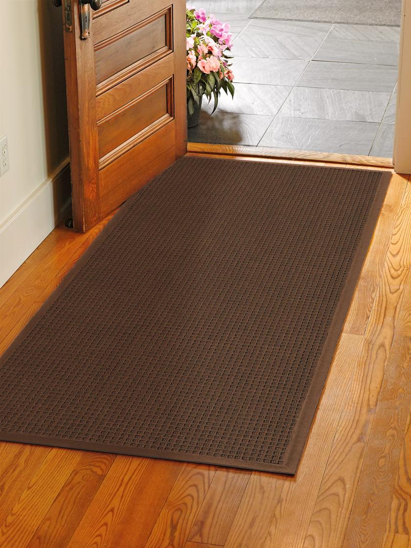 Grid Water Trapper Mat | Camel | Size 1'10 | Recycled Materials